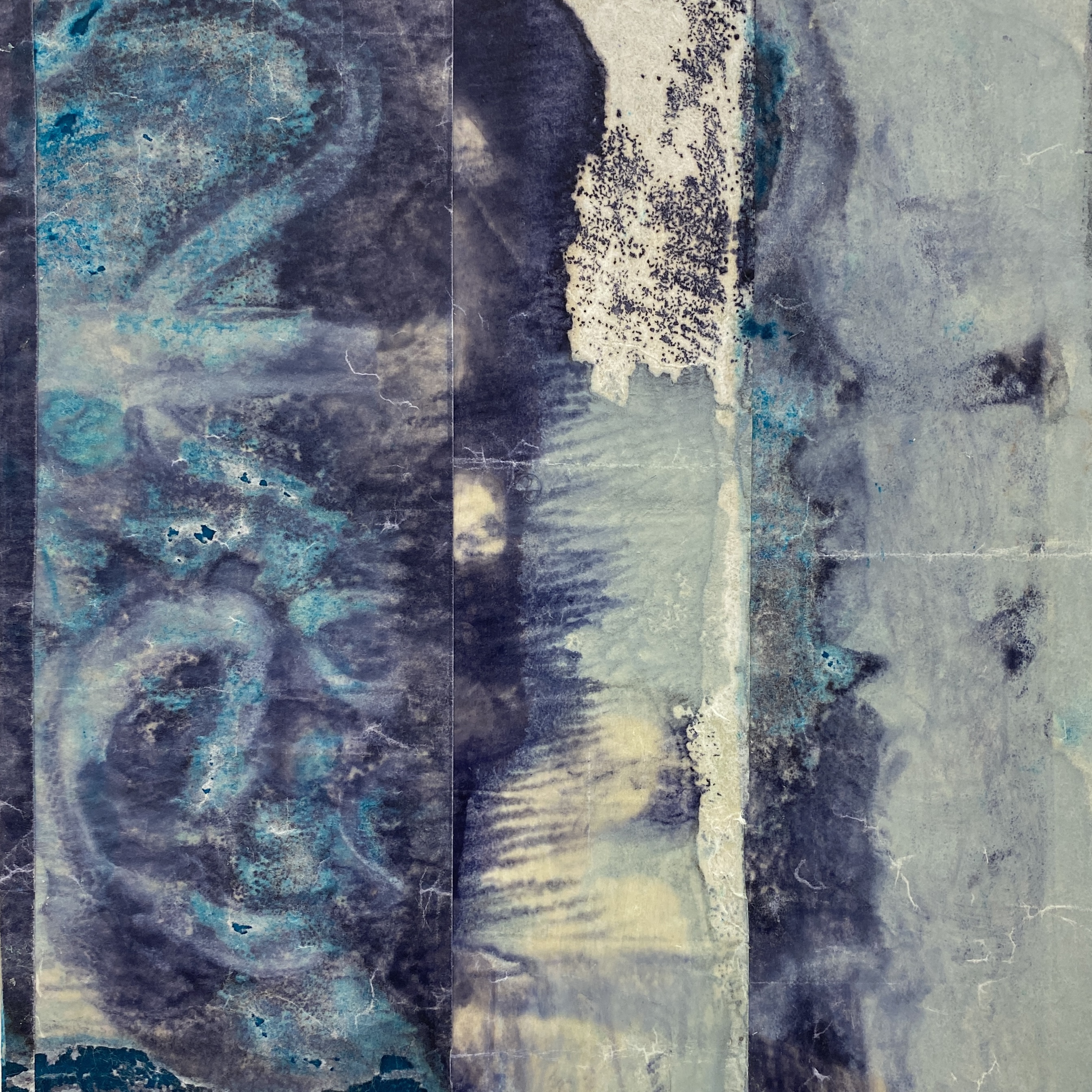 Blue on Blue #2 — 8x8