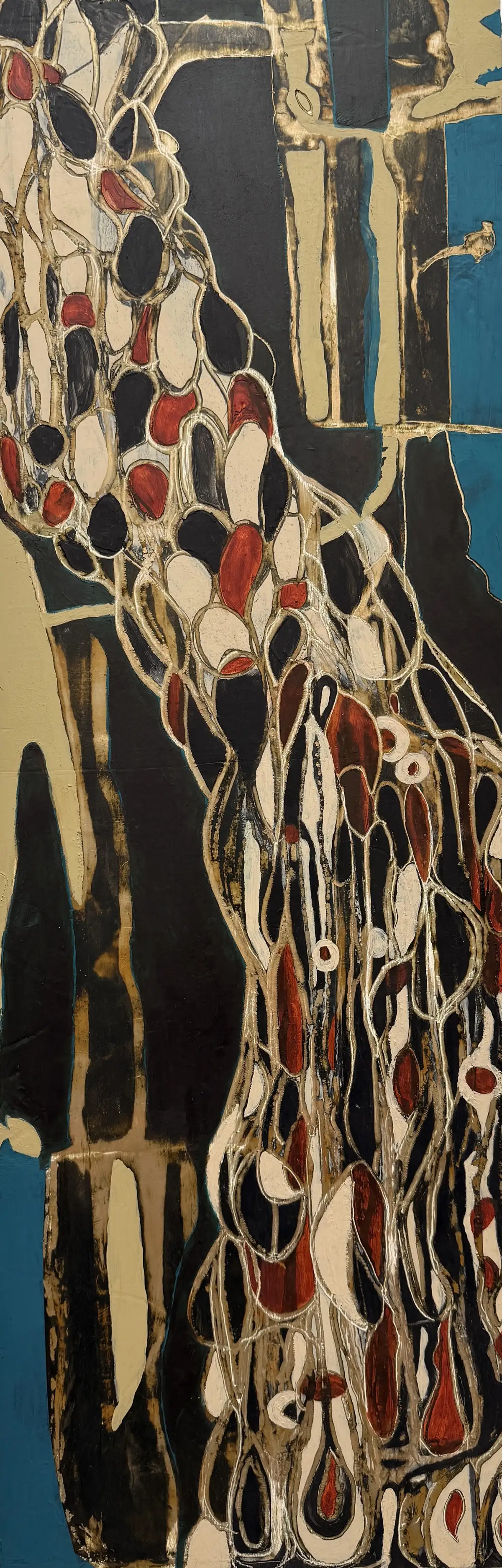 Good Bones — Oil & cold wax · 36x12
