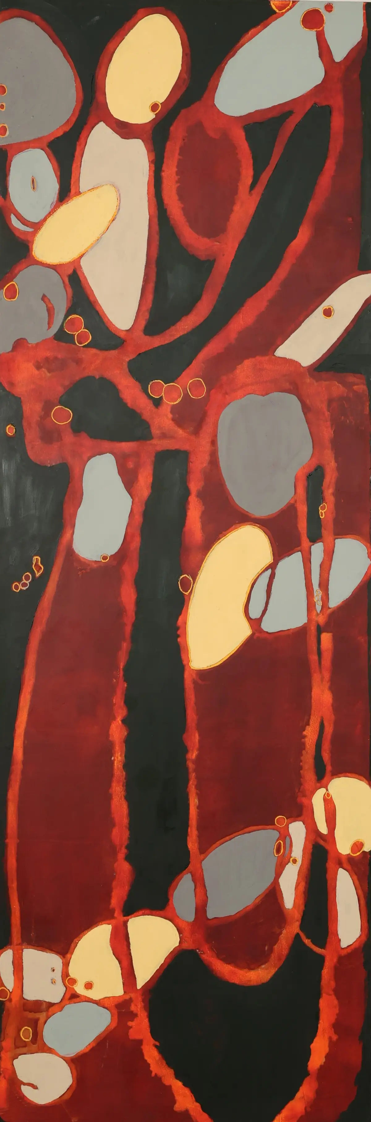 Drops of God — Oil & cold wax · 36x12