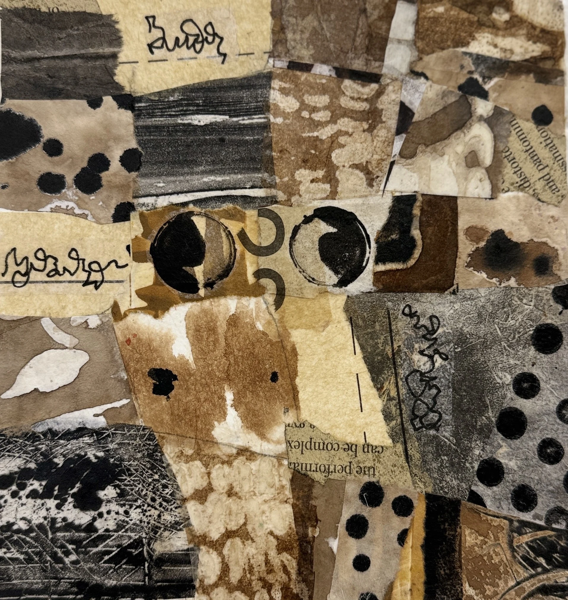 natural causes — Oil & cold wax on board